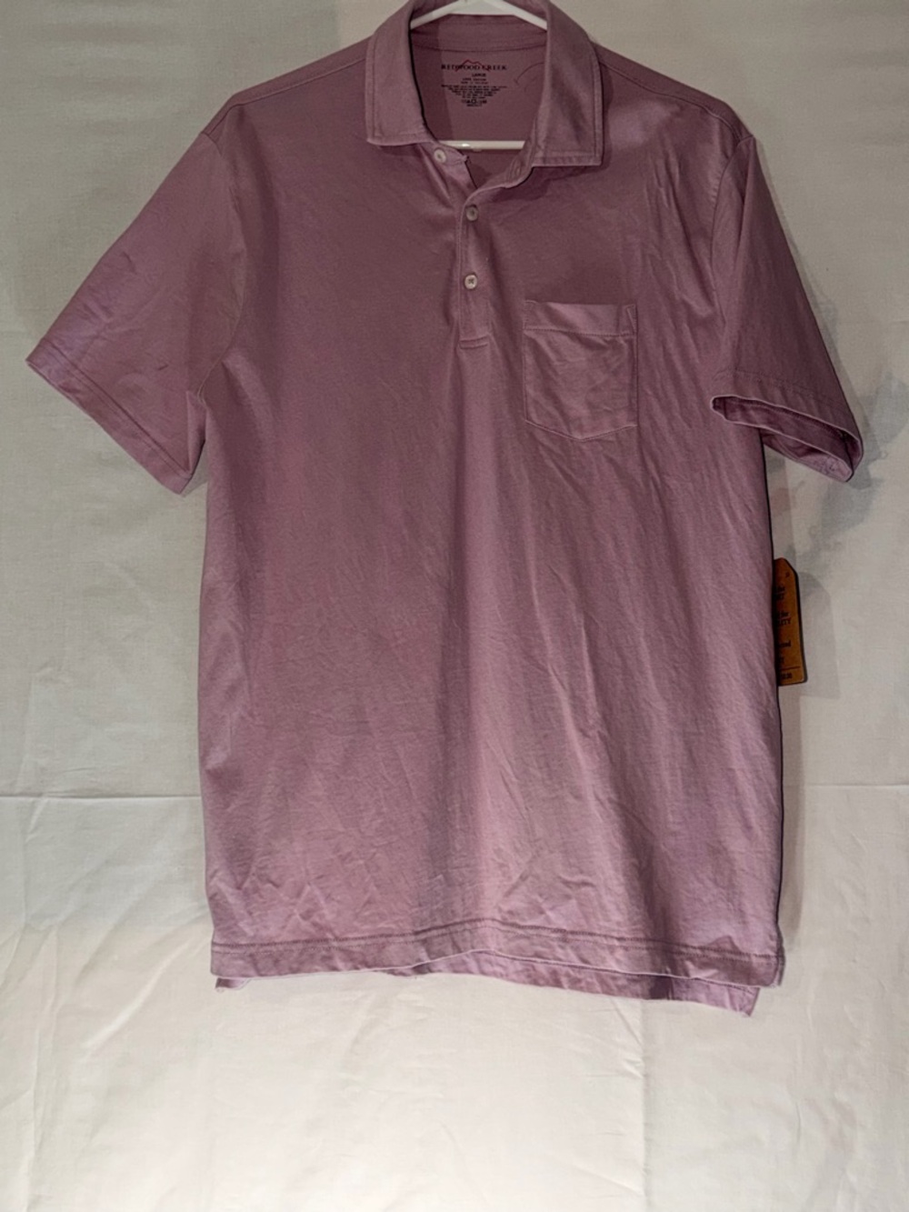 Men's Lavender Pocket Polo - Soft Breathable Knit